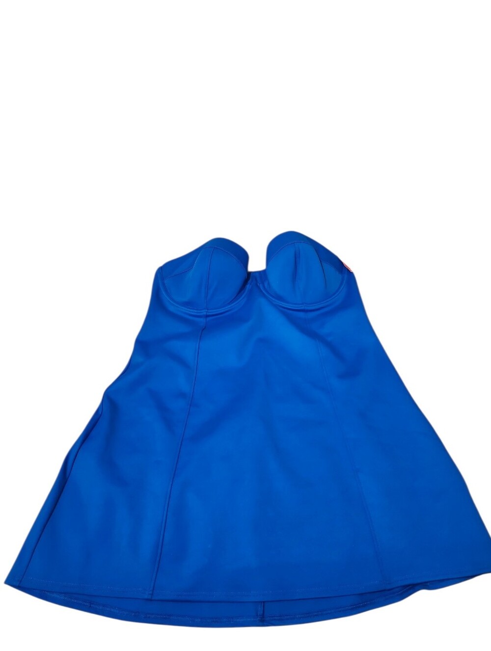 SPANX Electric Blue Strapless Dresskini with Underwire (Top Only) - 12